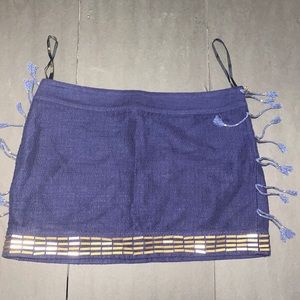 Kardashian Kollection XS Blue Pencil Skirt